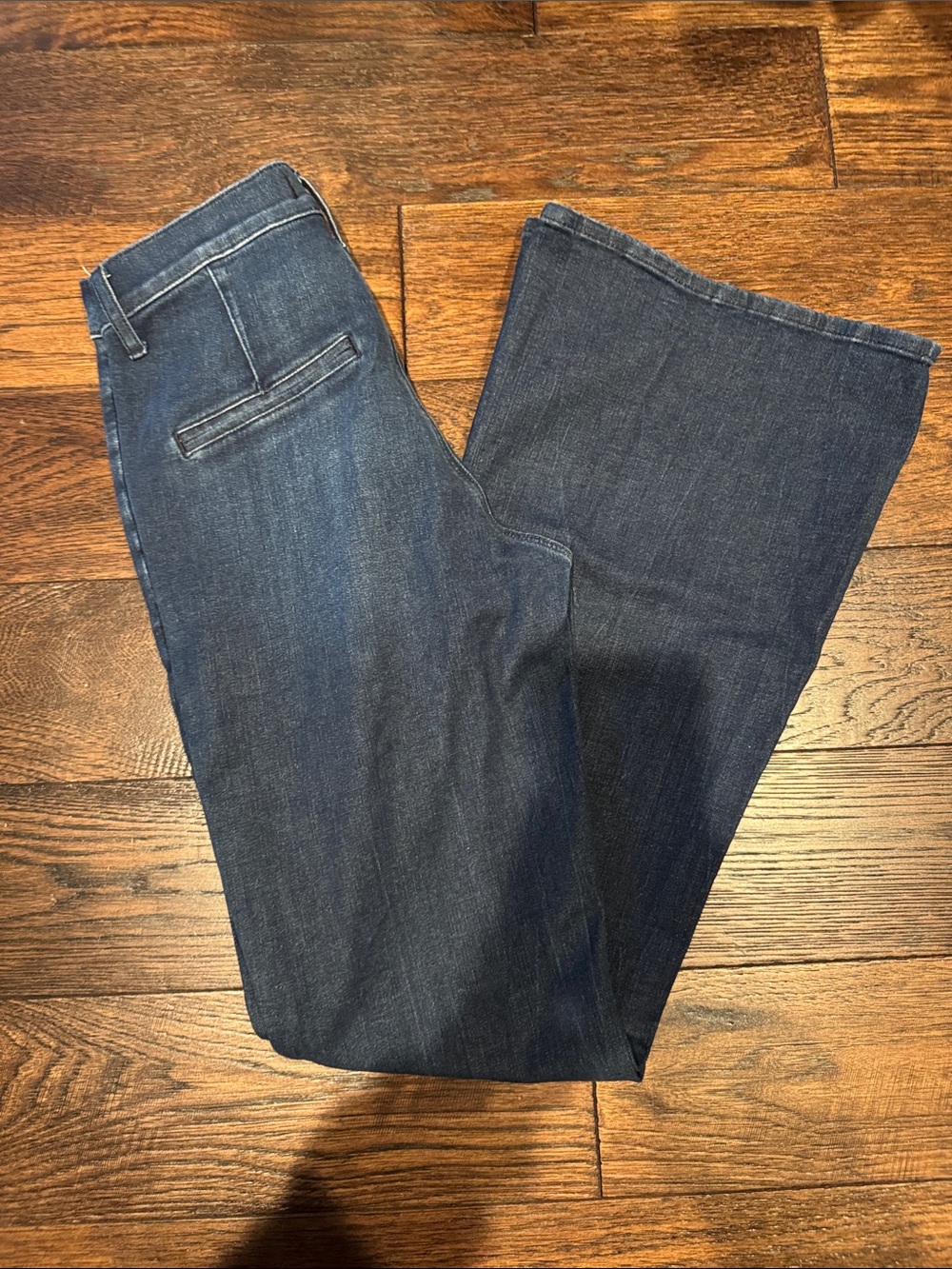 Express Women's Dark Indigo Flare Jeans